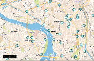 Trouver des toilettes à toulouse fête sans bruit