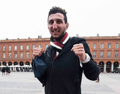 Le Toulousain Sofiane Oumiha a remporté son deuxième combat chez les professionnels, samedi 14 mai. ©kevinfiguier