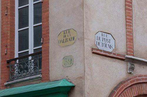 BQE plaques rues toulouse