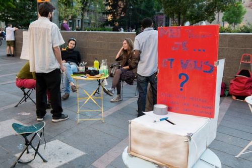 politique dans la rue