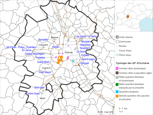 Quartiers prioritaires Toulouse