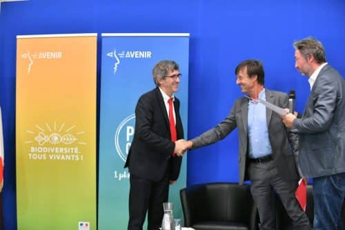 Jean-Michel Fabre et Nicolas Hulot juilet 2018