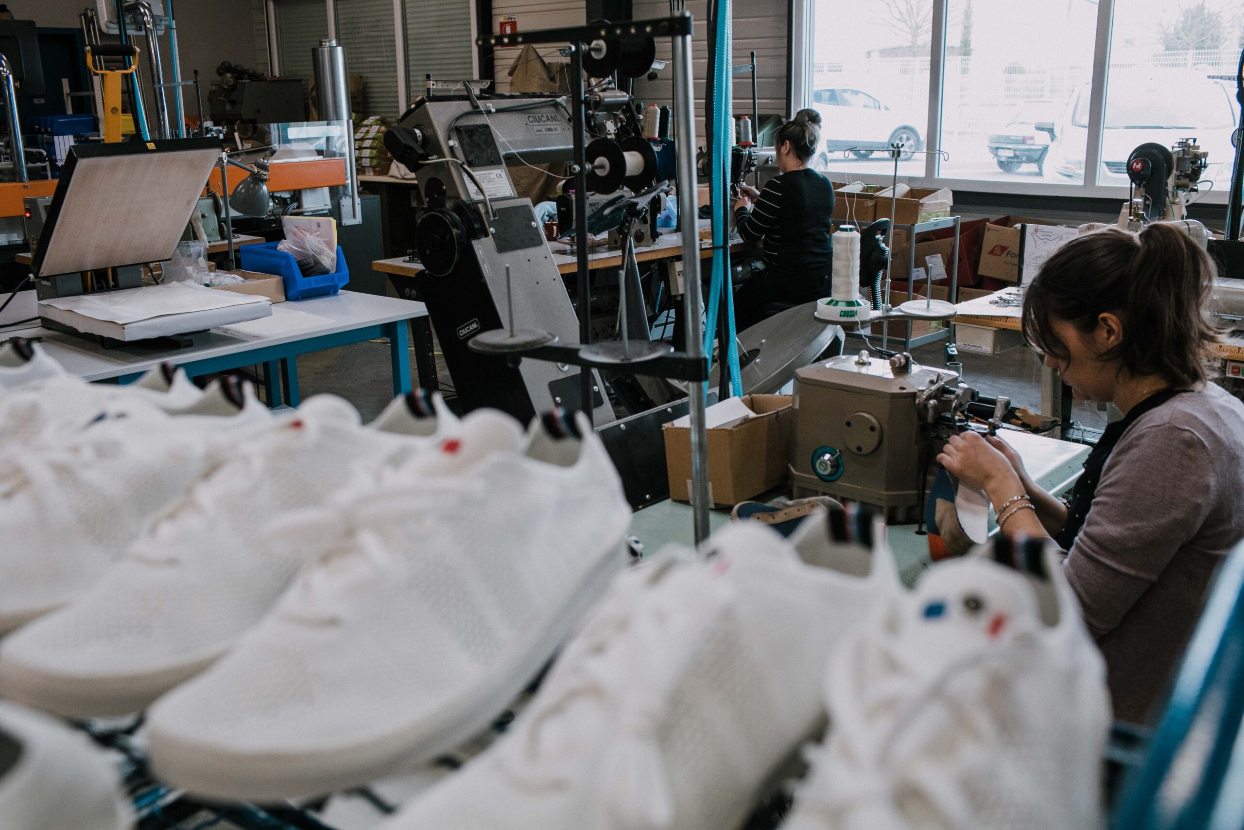 Usine de chaussures