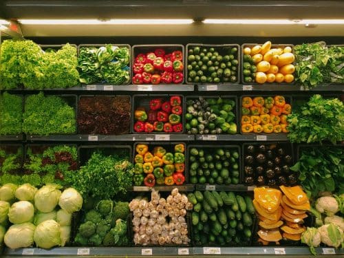 légumes supermarché
