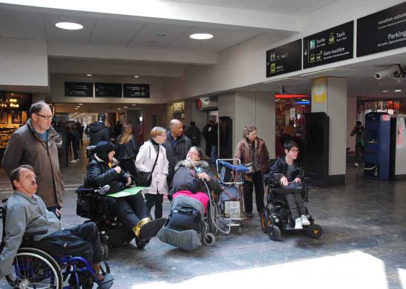 Les membres du CIAH auront désormais une meilleure accessibilité dans la gare. Crédit : Tristan Failler
