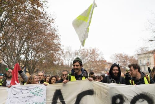 "Acte XXII": Rassemblement des Gilets jaunes à Toulouse - ©Tom Pujalte