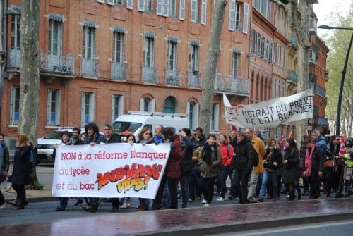 Les enseignants ont battu pavé contre la Loi Blanquer CREDIT/ Tristan Failler