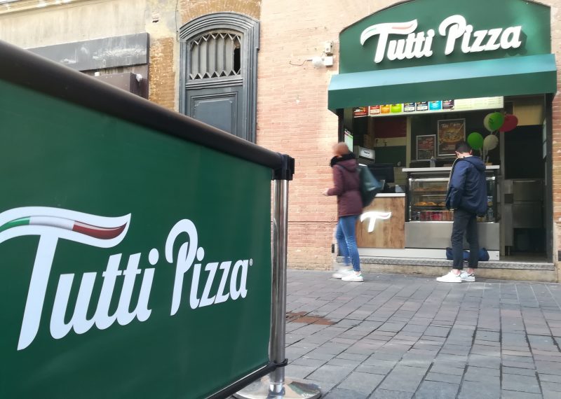 Le restaurant Tutti Pizza, à proximité de la place du Capitole. Crédit photo : Bryan Faham