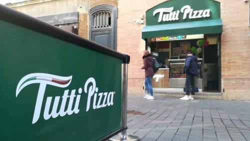Le restaurant Tutti Pizza, à proximité de la place du Capitole. Crédit photo : Bryan Faham