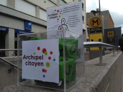 Union de la gauche et tirage et sort, Archipel Citoyen au centre du jeu