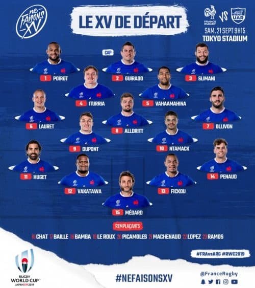 compo equipe de France