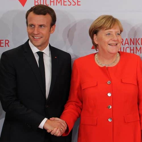 Emmanuel Macron et Angela Merkel