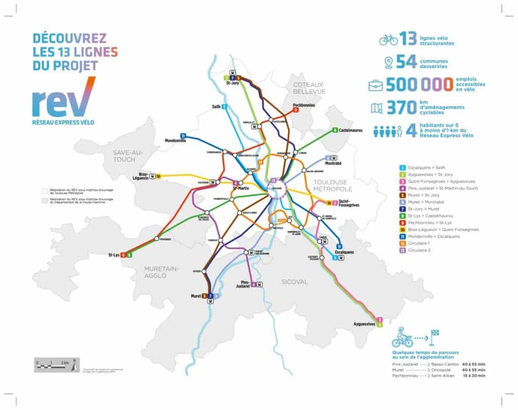 Carte reseau express velo