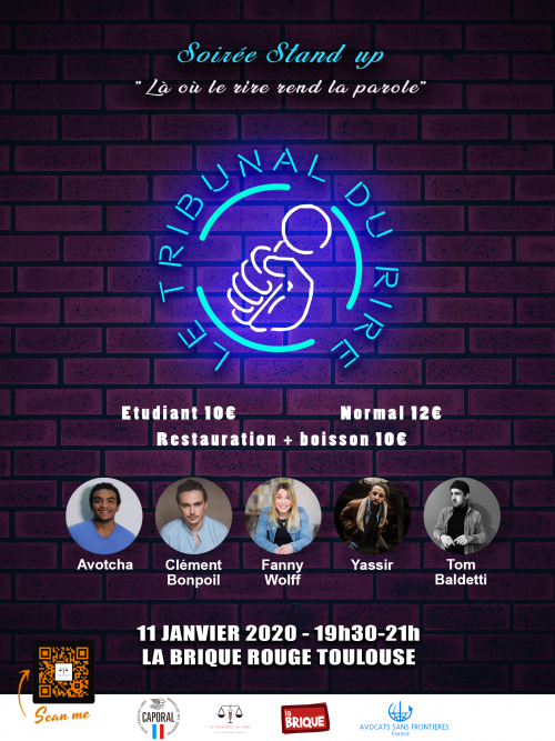 Affiche Tribunal Du Rire Toulouse