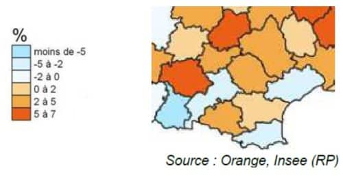 population confinement Occitanie