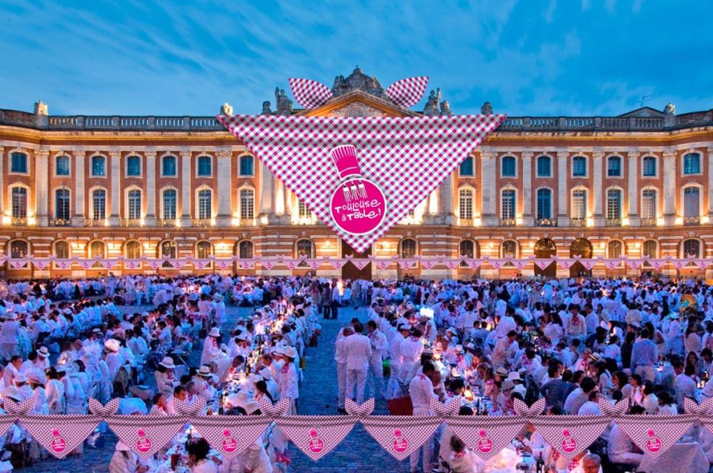 Le banquet géant Toulouse à table week-end