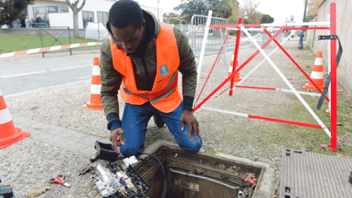 Installation de la fibre optique Haute-Garonne ©Remy Gabalda