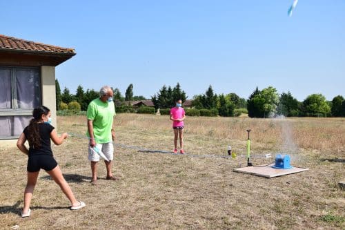 Fusée à eau colos apprenantes ligue enseignement