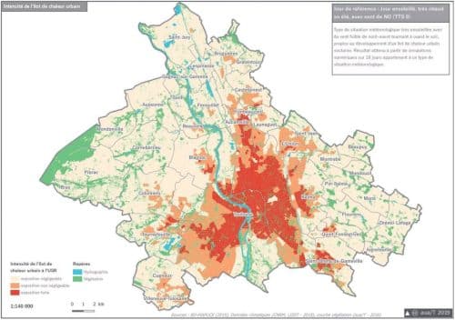 Les îlots de chaleur de Toulouse métropole