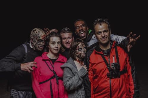 zombie in the dark