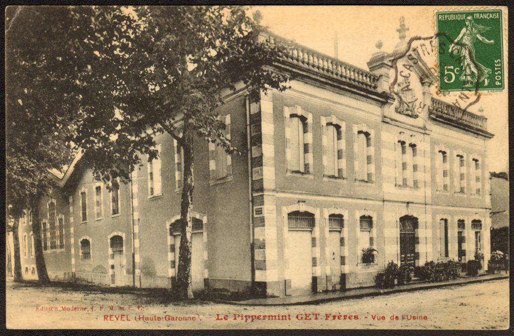 La Fabrique des frères Get, à Revel, au début du siècle dernier. Elle est aujourd'hui devenue un centre culturel.