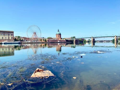 Les berges de la Garonne, le 9 août 2020 au matin ©Johnny Dunal