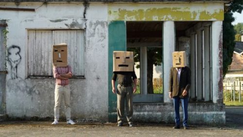 orchestre en carton en concert dans le cadre de Instantés à Toulouse Culture