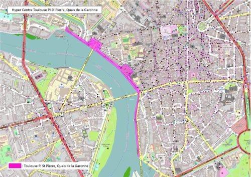 Les zones où le port du masque est désormais obligatoire à Toulouse