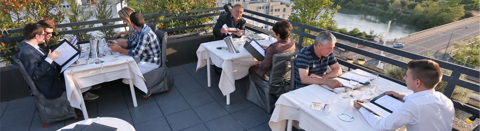 Le rooftop de la Table du Belvédère