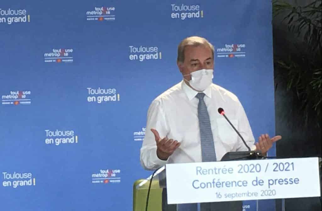 Jean-Luc Moudenc annoncera bientôt de nouvelles mesures de restrictions sanitaires à Toulouse ©PS
