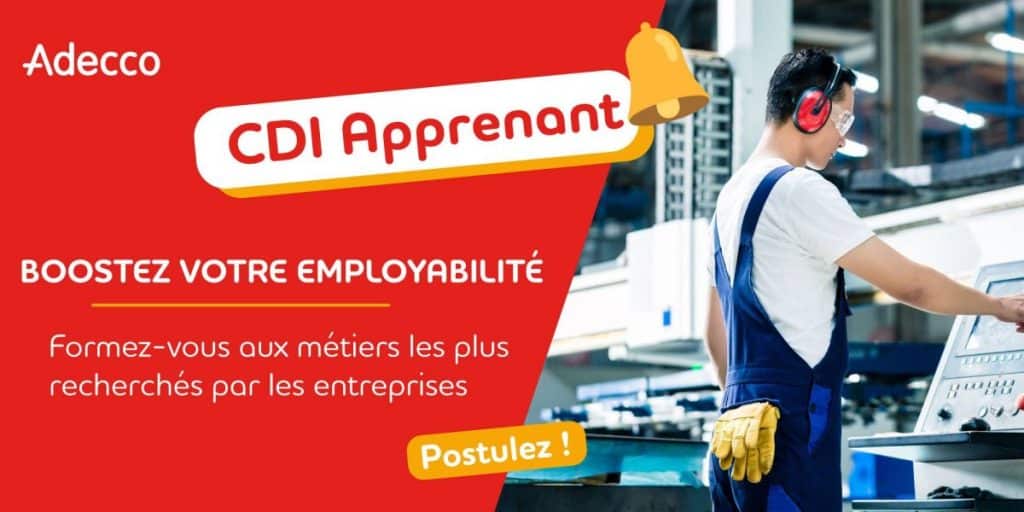 CDI apprenant intérimaire emploi Occitanie