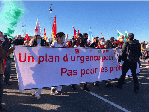 Manifestation à Saint-Cyprien