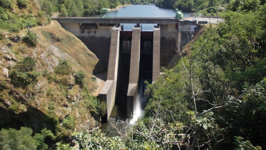 Le barrage de Garrabet, au Sud de Foix, en Ariège est l'objet d'une série de tests réalisée par EDF Hydro ©EDF Hydro
