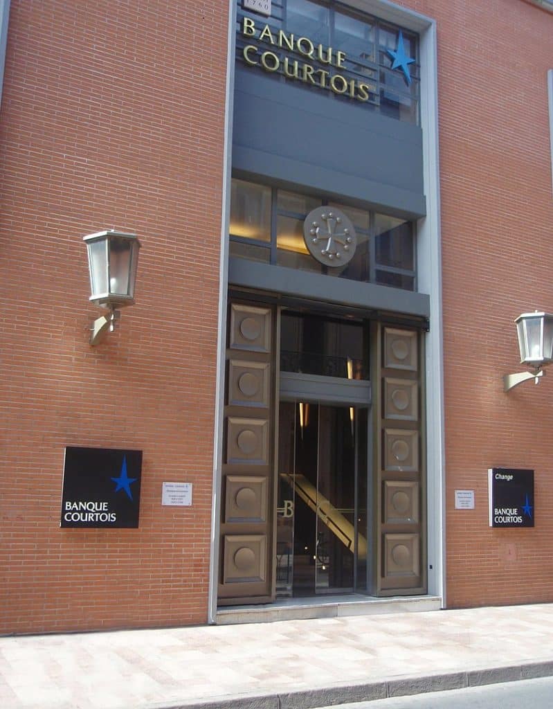 Le siège de la banque Courtois, rue de Rémusat, à Toulouse © CC BY SA-3.0