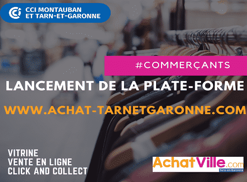 Sur achat-tarnetgaronne.com, les commerçants peuvent vendre leurs produits en ligne ©CCI82