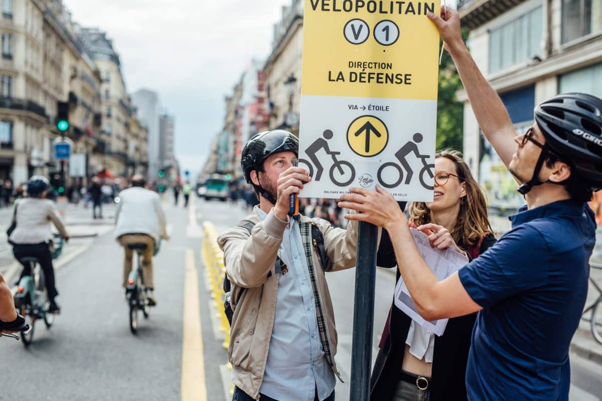La ligne V1 du Vélopolitain a été inaugurée en juillet dernier à Paris