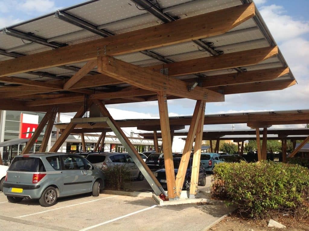 Ombriere photovoltaïque parking Toulouse