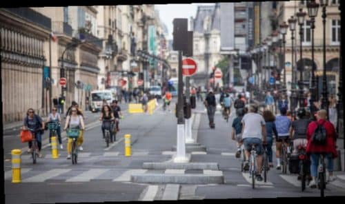 pistes cyclables de transition