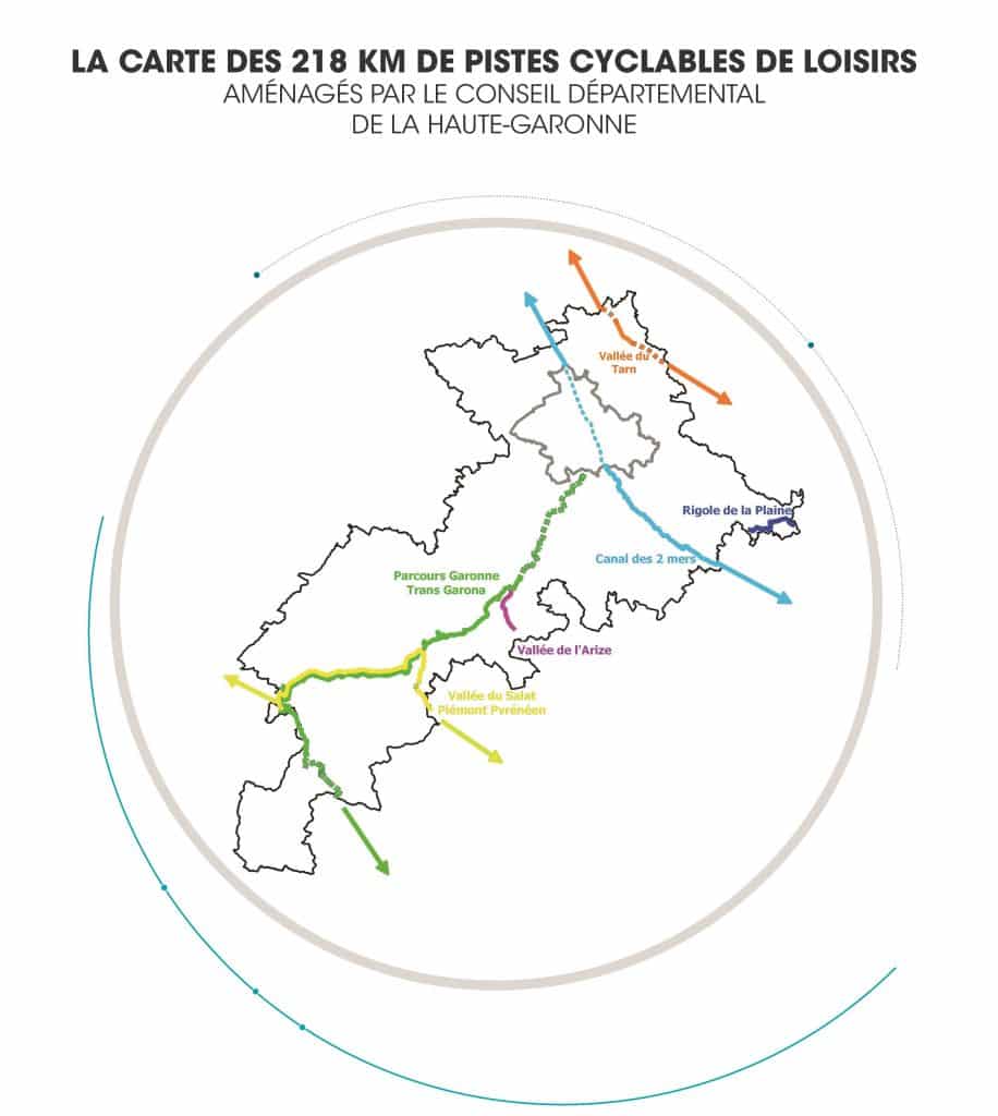 pistes cyclables de loisirs