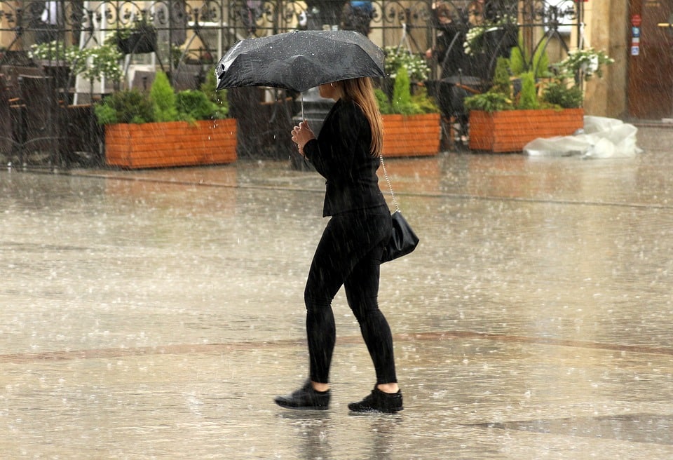 pluie vent parapluie météo samedi Toulouse