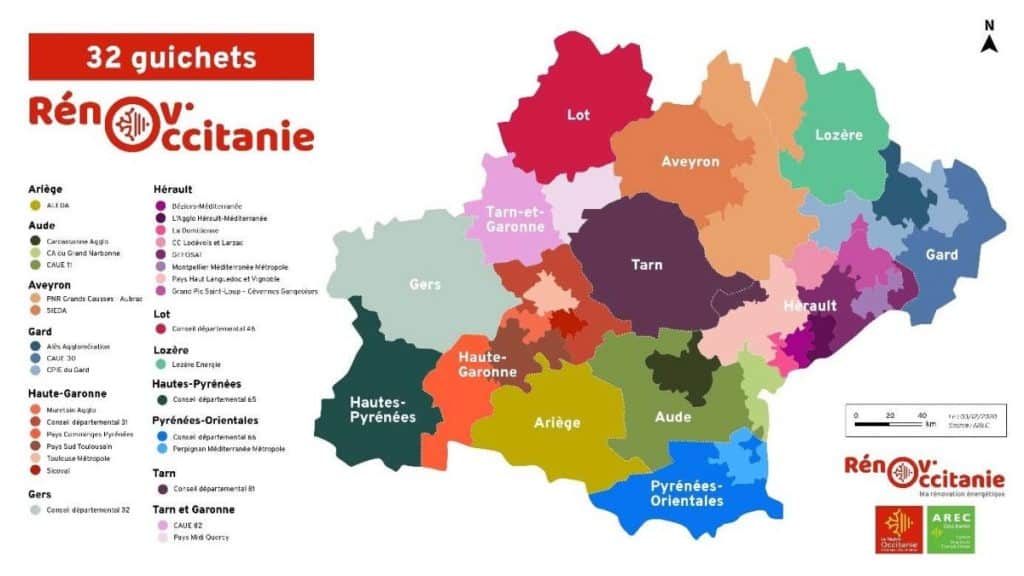 Rénov'Occitanie rénovation énergétique guichets uniques