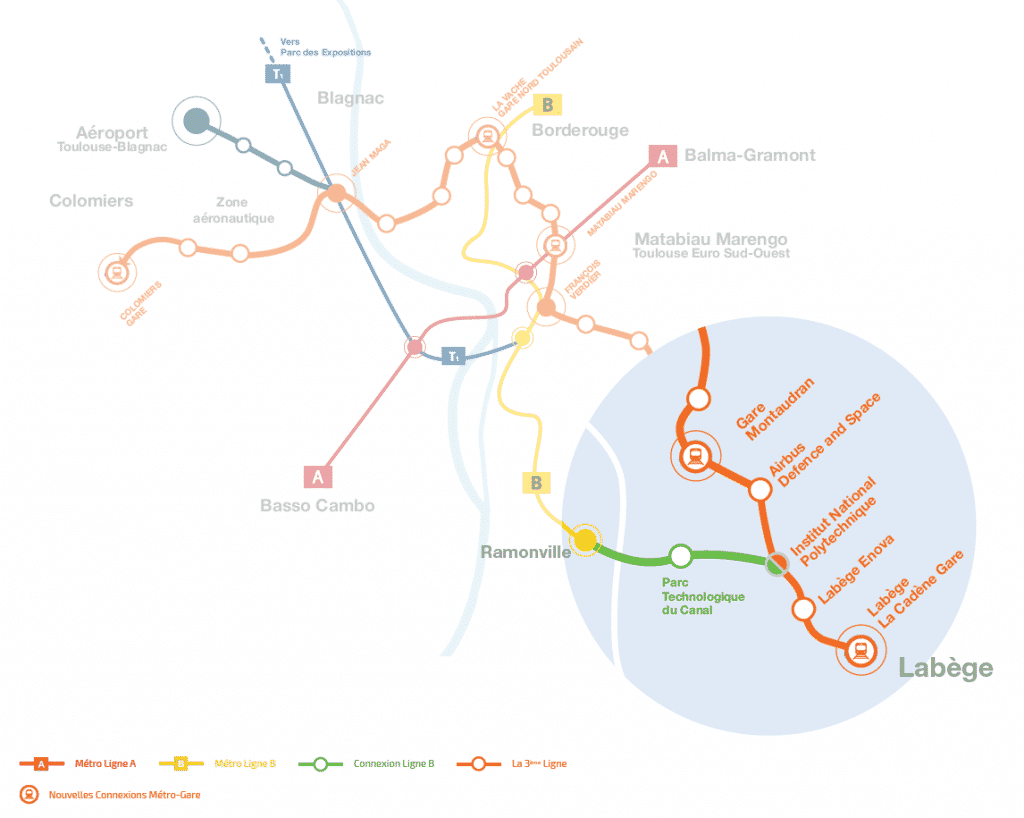 Connexion Ligne B - Carte