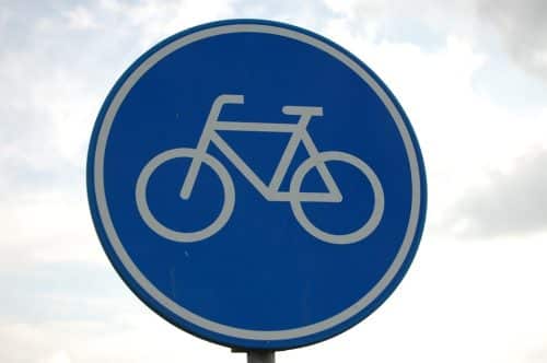 panneau piste cyclable velo CC Arenkens