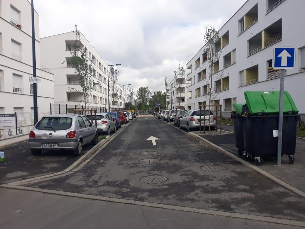 La rue Elisabeth Eidenbenz à Paléficat