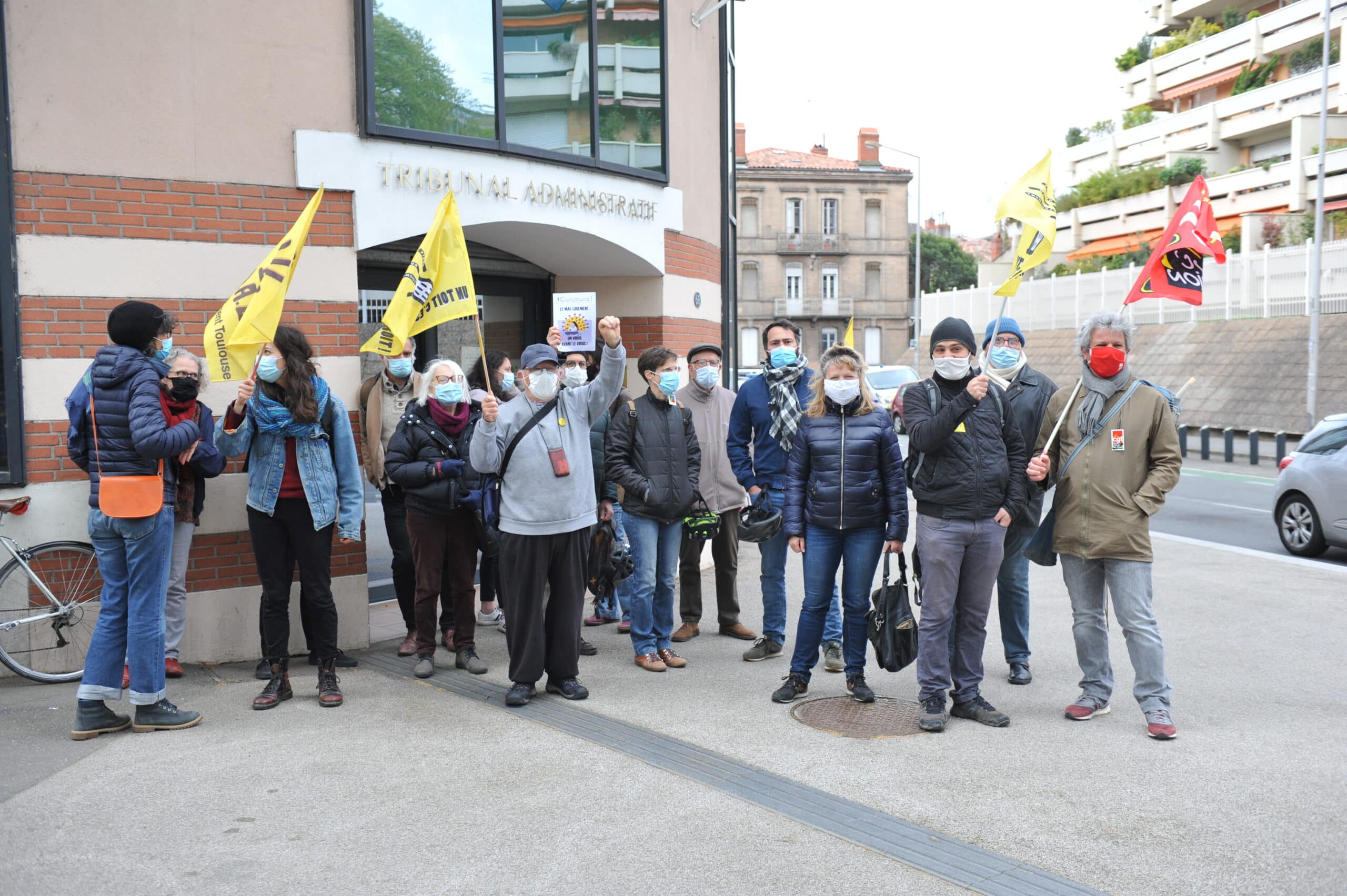 DAL Droit Au Logement procès d'expulsion tribunal La Grave