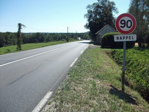Aveyron routes de nouveau limités à 90 km/h