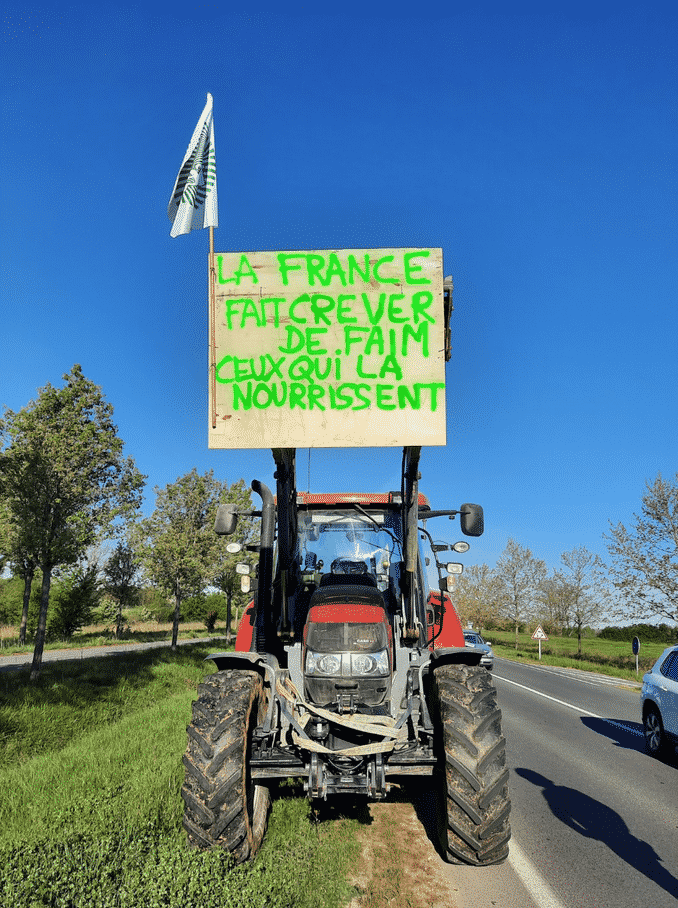 Fumier manifestation agriculteurs Toulouse