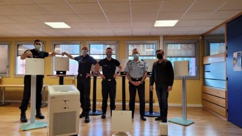 À Toulouse, la société Azelies lance une gamme de purificateurs d'air destinés à limiter la propagation de la Covid-19 dans les lieux publics @Azelies