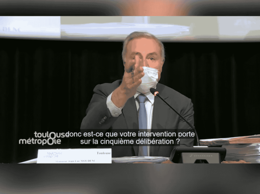 Quand Jean-Luc Moudenc sort de ses gonds au Conseil de Toulouse Métropole @ToulouseMétropole