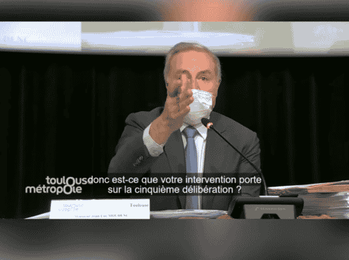 Quand Jean-Luc Moudenc sort de ses gonds au Conseil de Toulouse Métropole @ToulouseMétropole